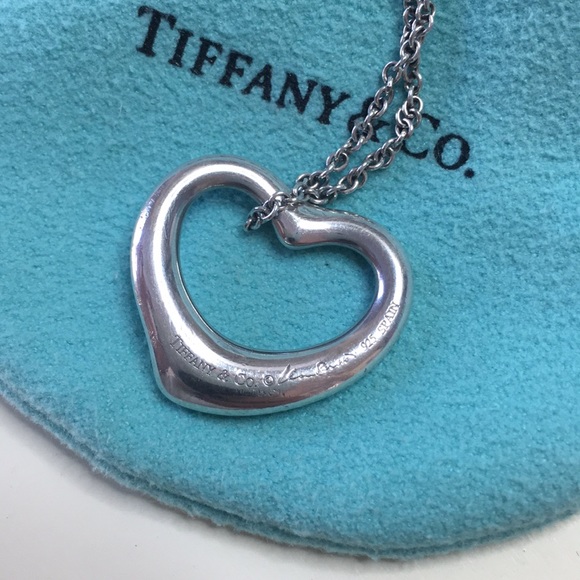 Tiffany & Co Open Heart Necklace - Picture 2 of 2